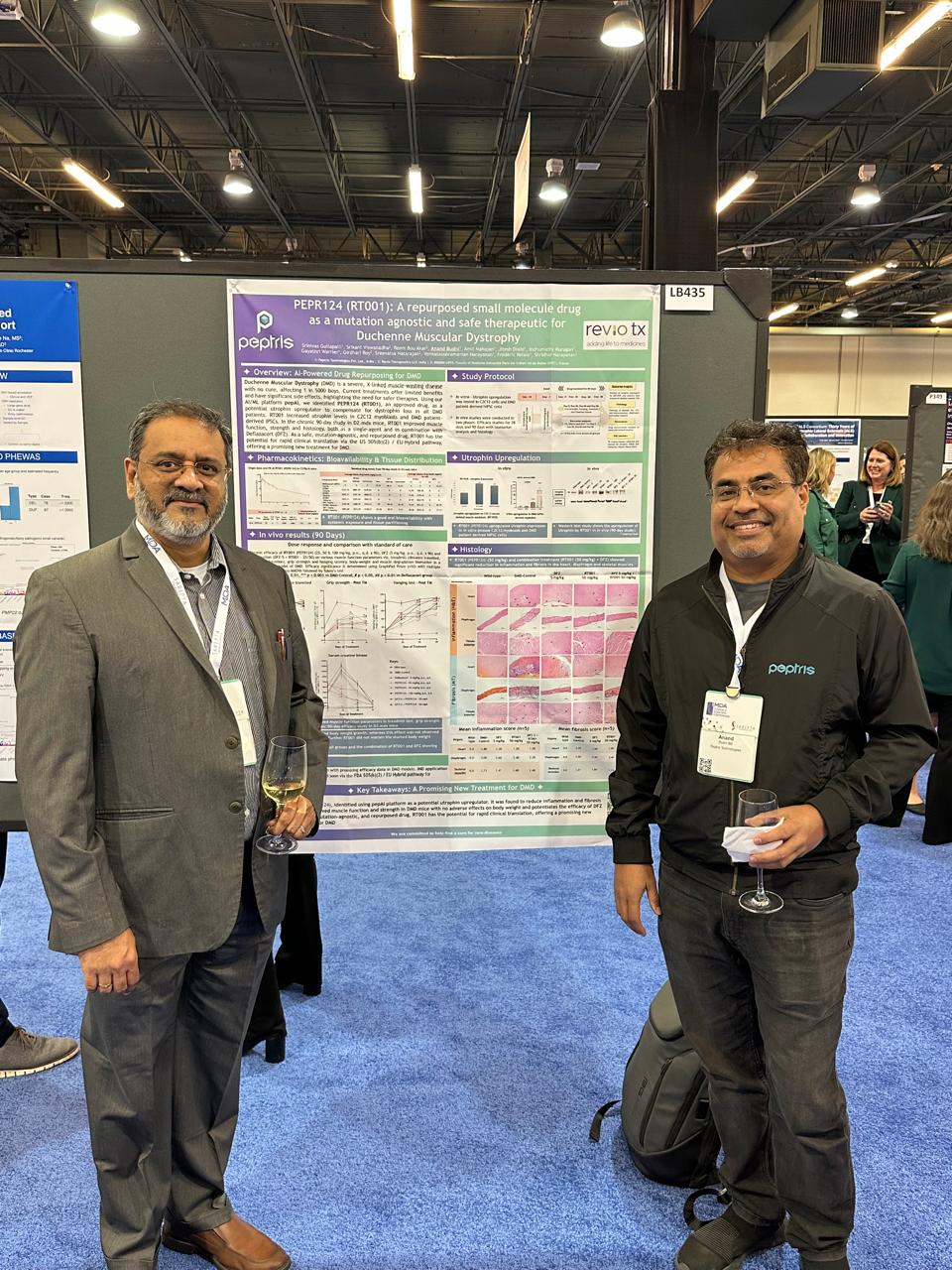 Peptris poster presentaion at MDA 2025 Conference